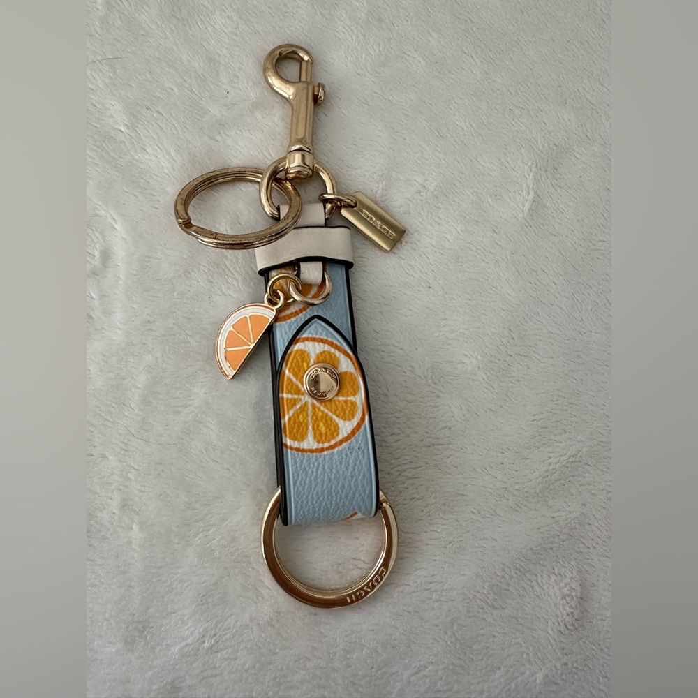 Coach Trigger Snap Bag Charm & Key Ring